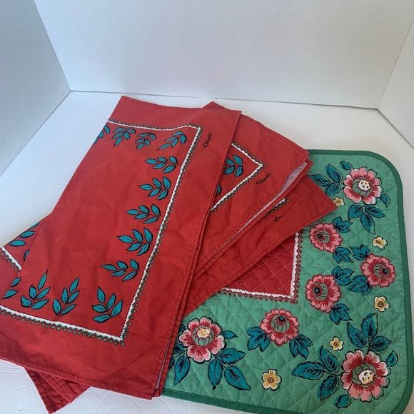 Les olivades Other - Les Olivades Cotton Squares/ Placemat Set